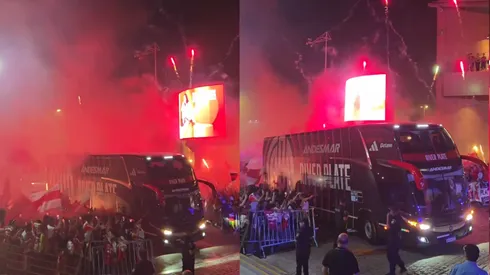 El Millonario fue recibido por una multitud.