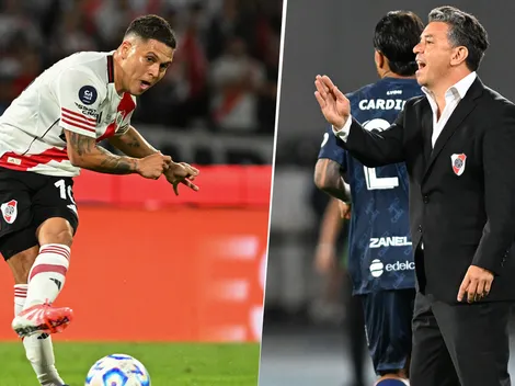 Lo que faltaba: el cruce de Gallardo con Juanfer en pleno partido que no se vio