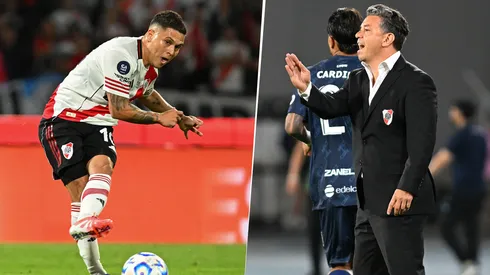 Juanfer Quintero y Marcelo Gallardo.