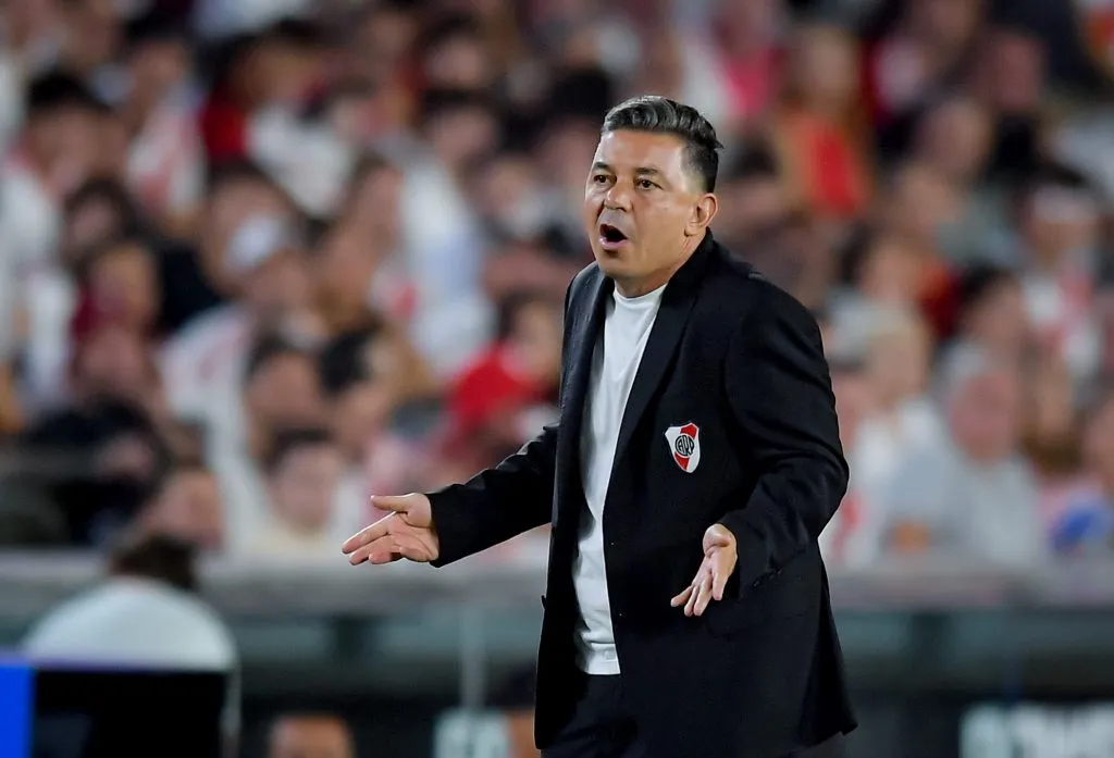 Gallardo deberá dar un golpe de timón para terminar la temporada con un título y con la clasificación a la Libertadores 2026 asegurada. (Getty Images)