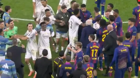 El clásico de España terminó caliente.