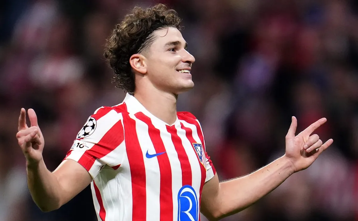 Julián Álvarez disputó 68 partidos con 38 goles y 11 asistencias con Atlético de Madrid.