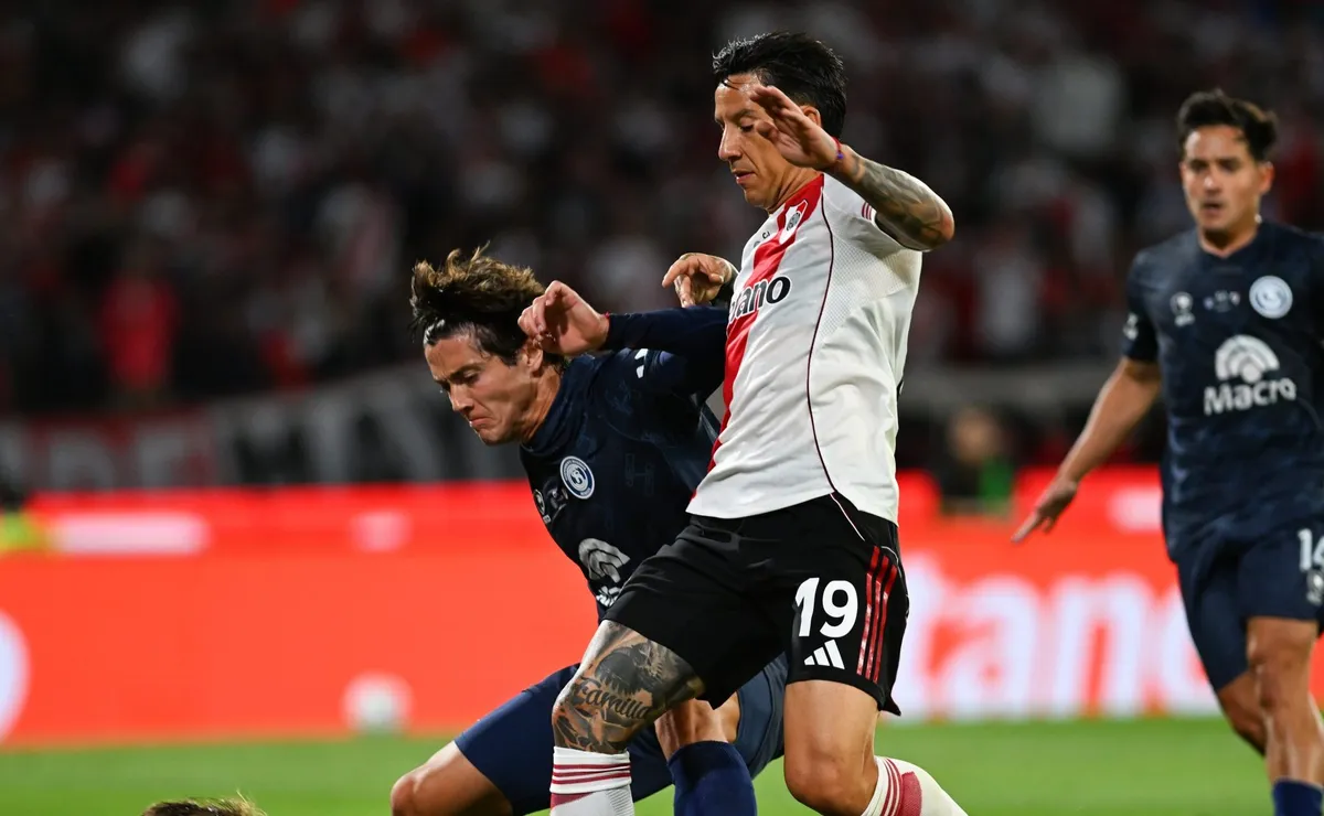 Driussi se volvió a lesionar y está en duda en River.