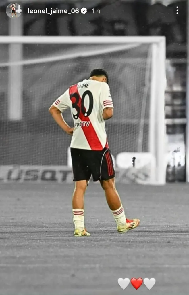 La foto de Jaime en sus historias (Foto: Instagram).