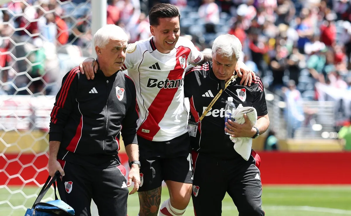 Las lesiones marcaron el regreso de Driussi a River.