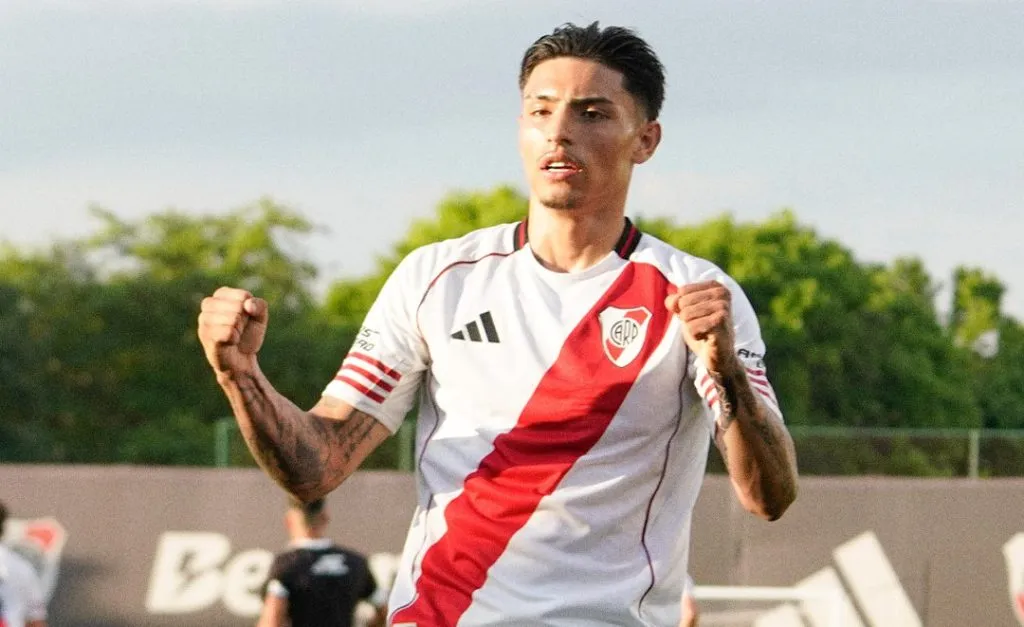 Ruberto anotó el único gol en la reciente victoria ante Ferro.