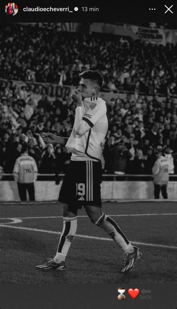 La historia que publicó el Diablito en su cuenta de Instagram.