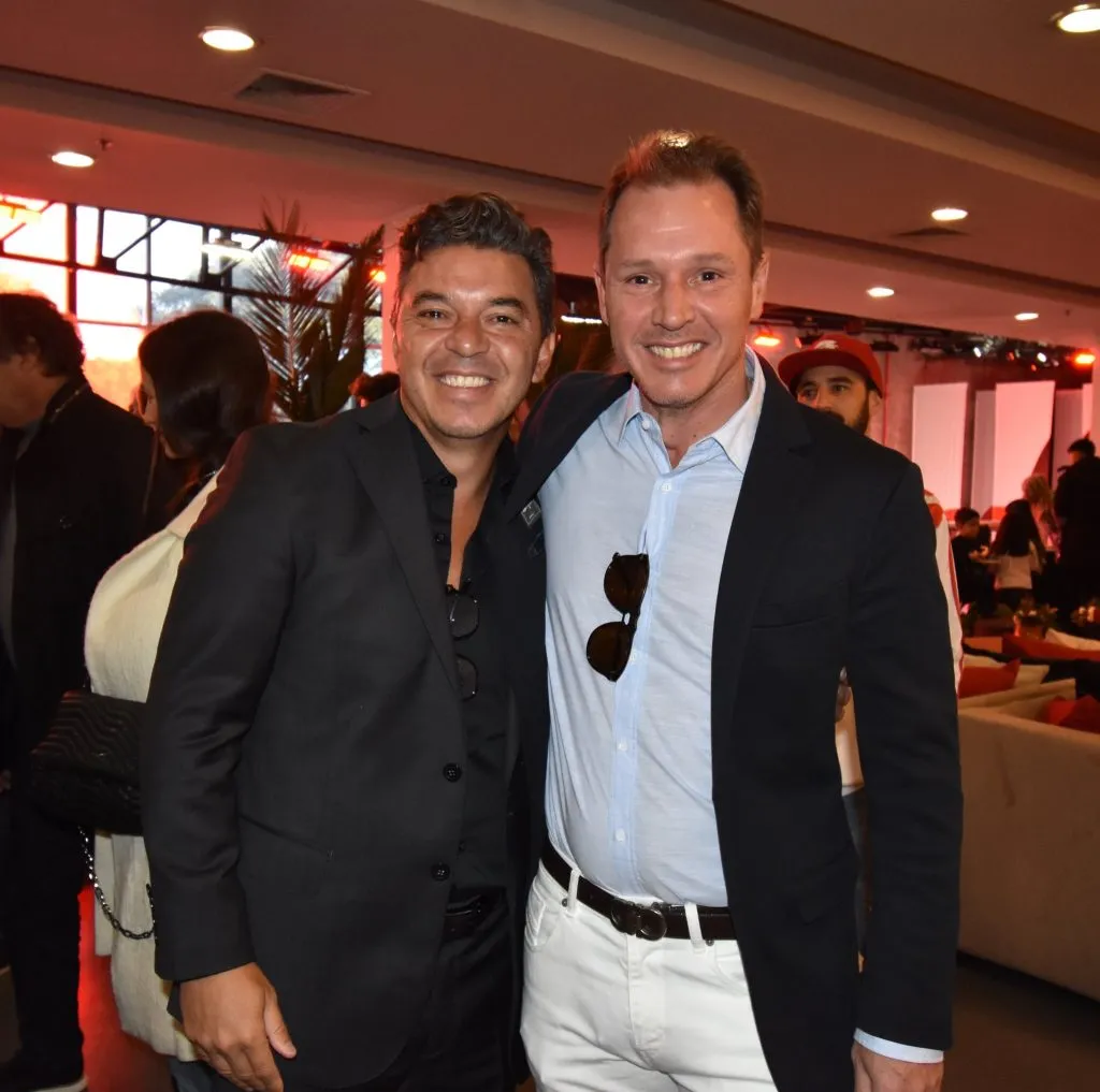 Marcelo Gallardo y Jorge Brito.