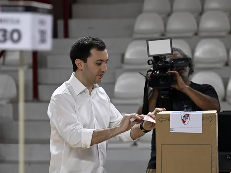 Di Carlo votó y habló: el futuro del fútbol de River y "veo lo mismo que los hinchas"
