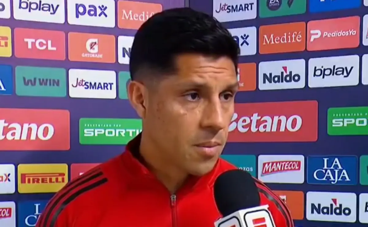 Enzo habló antes del partido ante Gimnasia.