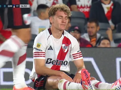 VIDEO | Colidio pidió el cambio por una posible lesión a días del Superclásico