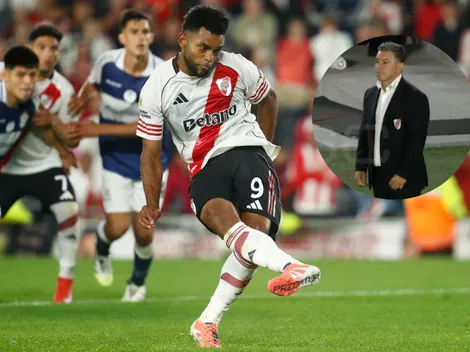 No se vio en TV: la reacción de Gallardo al penal errado de Borja vs. Gimnasia