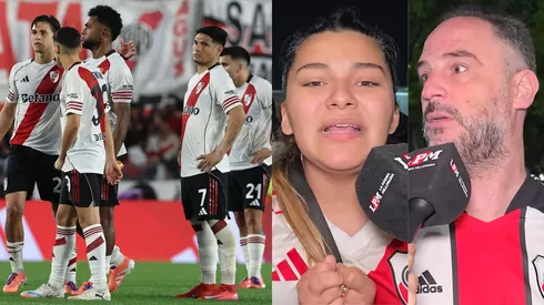 Así se fueron los hinchas del Monumental.