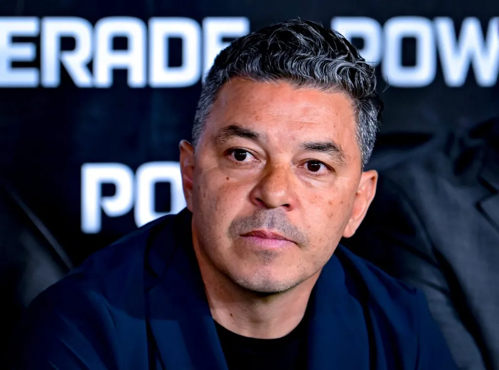 Marcelo Gallardo no asistió a la asunción de Stefano Di Carlo. (Getty Images)