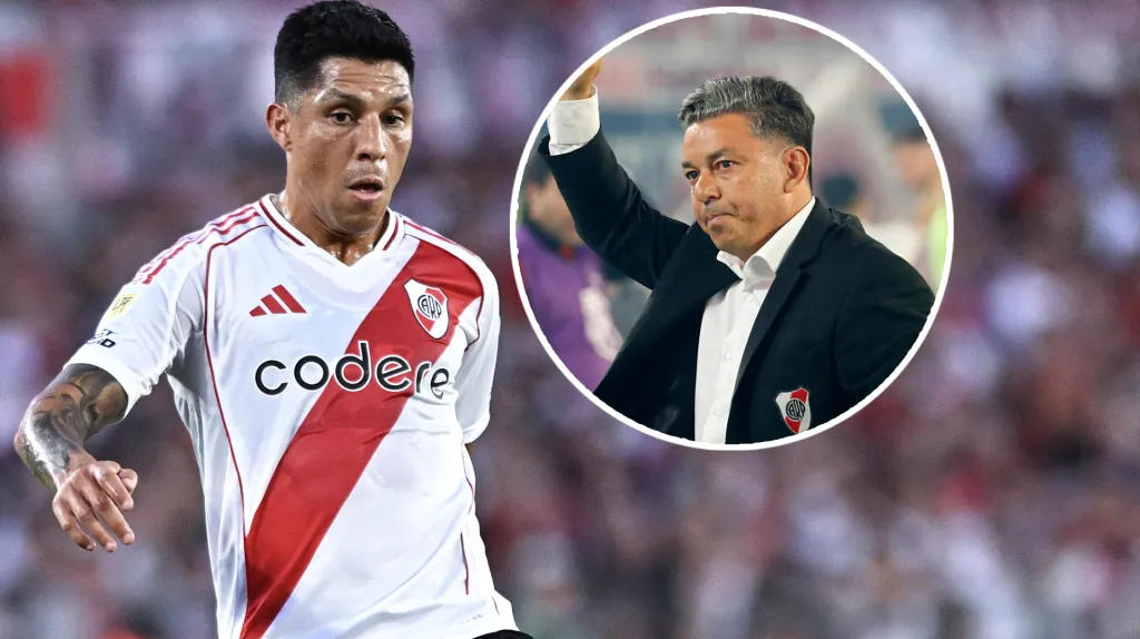 Enzo Pérez y Marcelo Gallardo.
