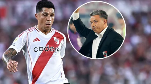 Enzo Pérez y Marcelo Gallardo.