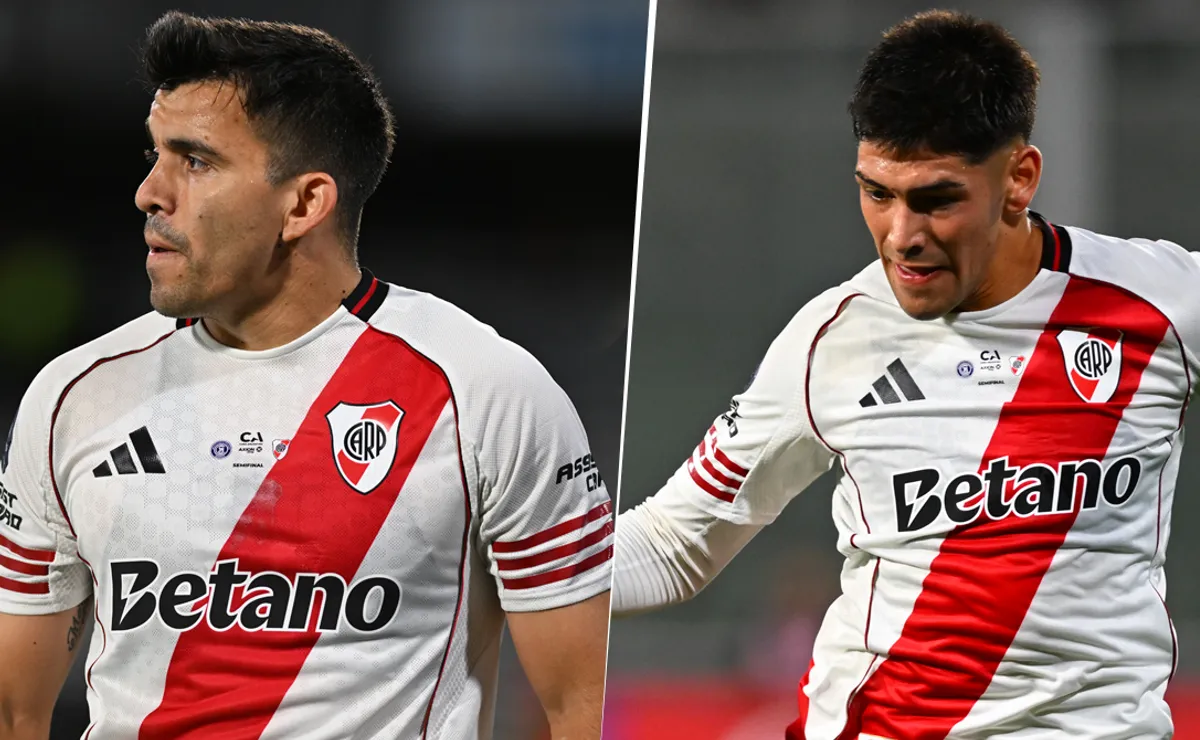 Acuña y Rivero han sido de lo mejor de River en un semestre muy flojo.