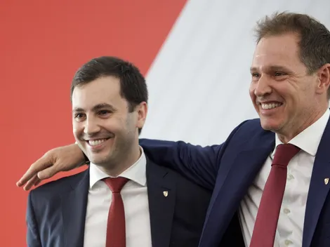 Di Carlo: el fuerte mensaje que le bajó al plantel y el saludo con Tapia