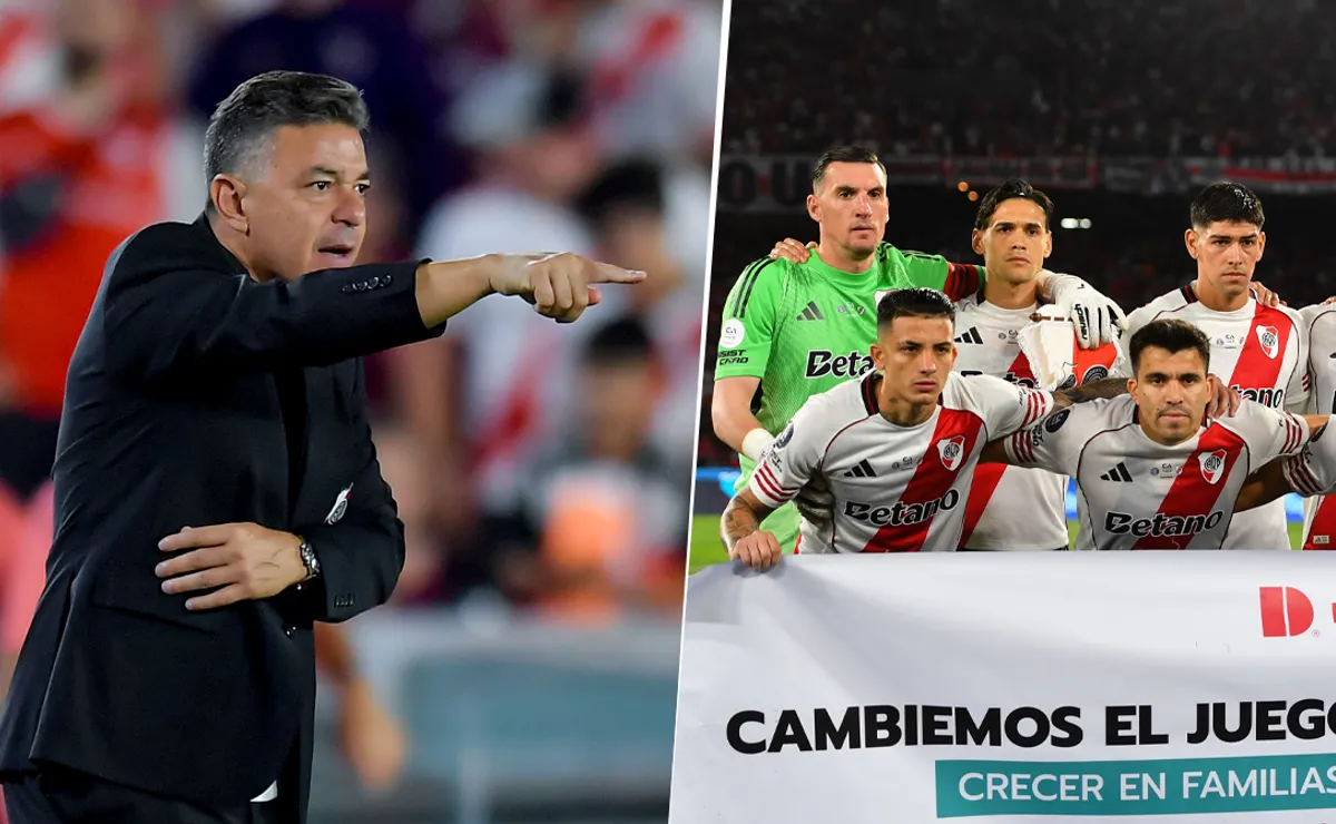 River se entrenó este martes en Ezeiza.