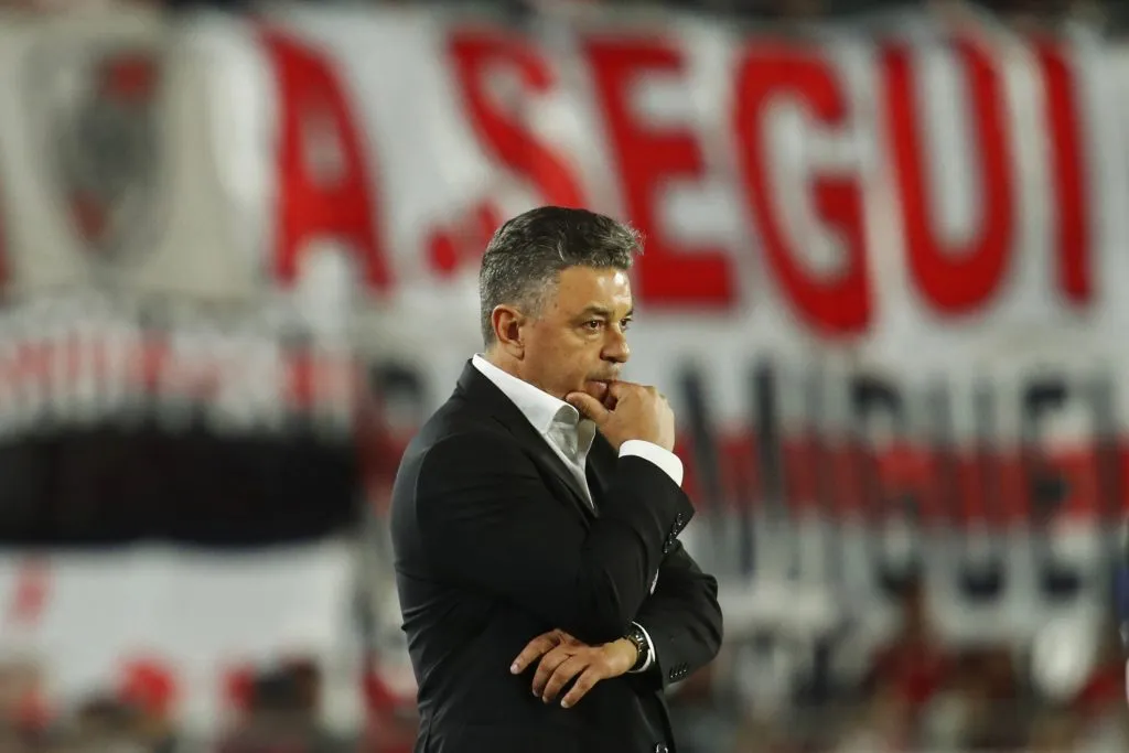 Gallardo hizo hincapié en el aspecto emocional y en la unión del grupo en su reencuentro con el plantel. (Getty Images)