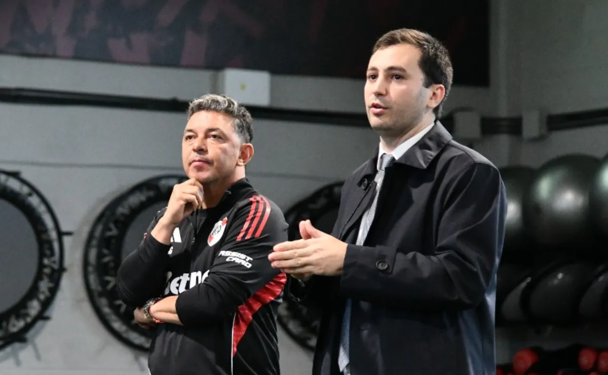 Di Carlo y Gallardo se reunieron en River Camp.