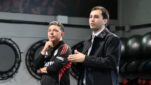 Di Carlo y Gallardo se reunieron en River Camp.