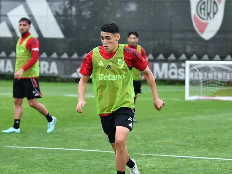 Las perlitas de la práctica de River que no se vieron: foco en dos históricos