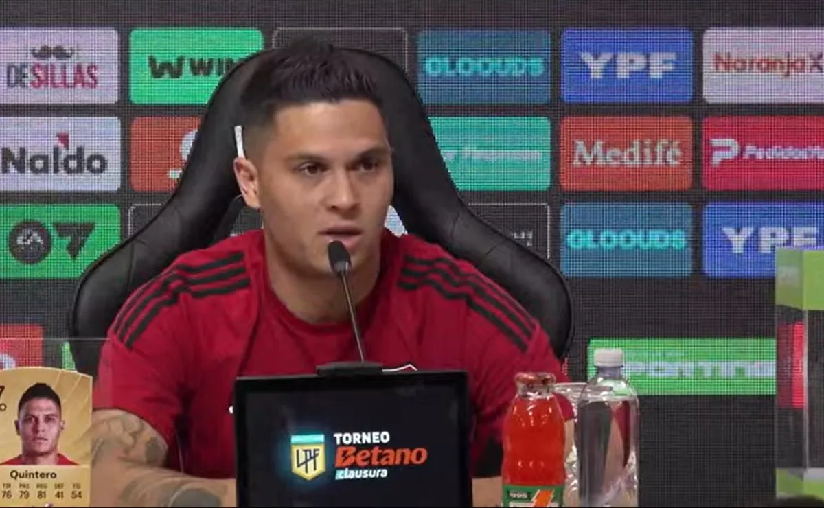 Tajante frase de Quintero antes del Superclásico.