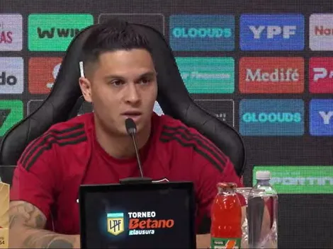 A lo Gallardo: la fuerte frase de Juanfer que retumbó en River antes del Superclásico