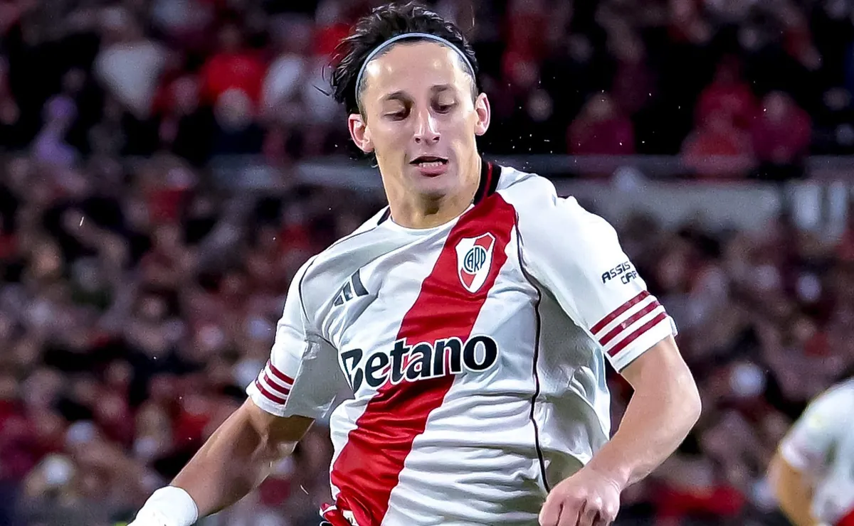 Matías Galarza disputó 703 minutos divididos en 12 partidos desde su llegada a River en julio pasado.