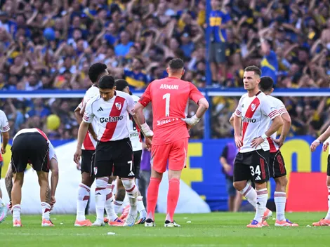 La imperdonable imagen que dio River en el segundo tiempo del Superclásico