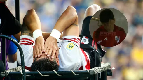 Se lo vio al jugador angustiado al volver al hotel.