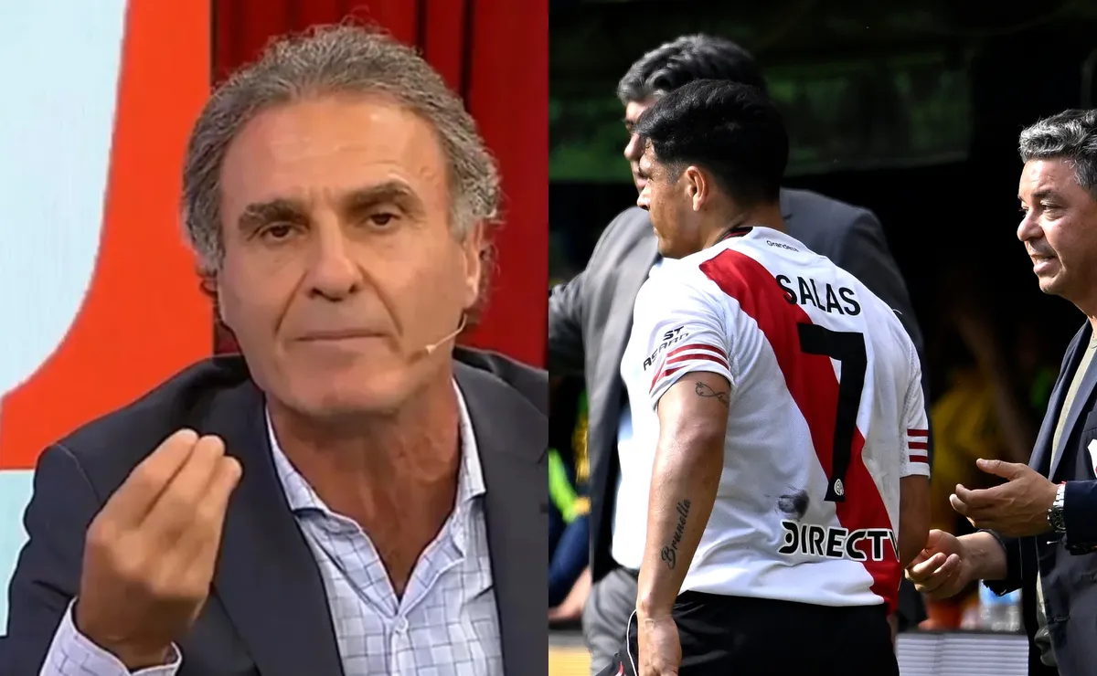 Ruggeri bancó a Maxi Salas.