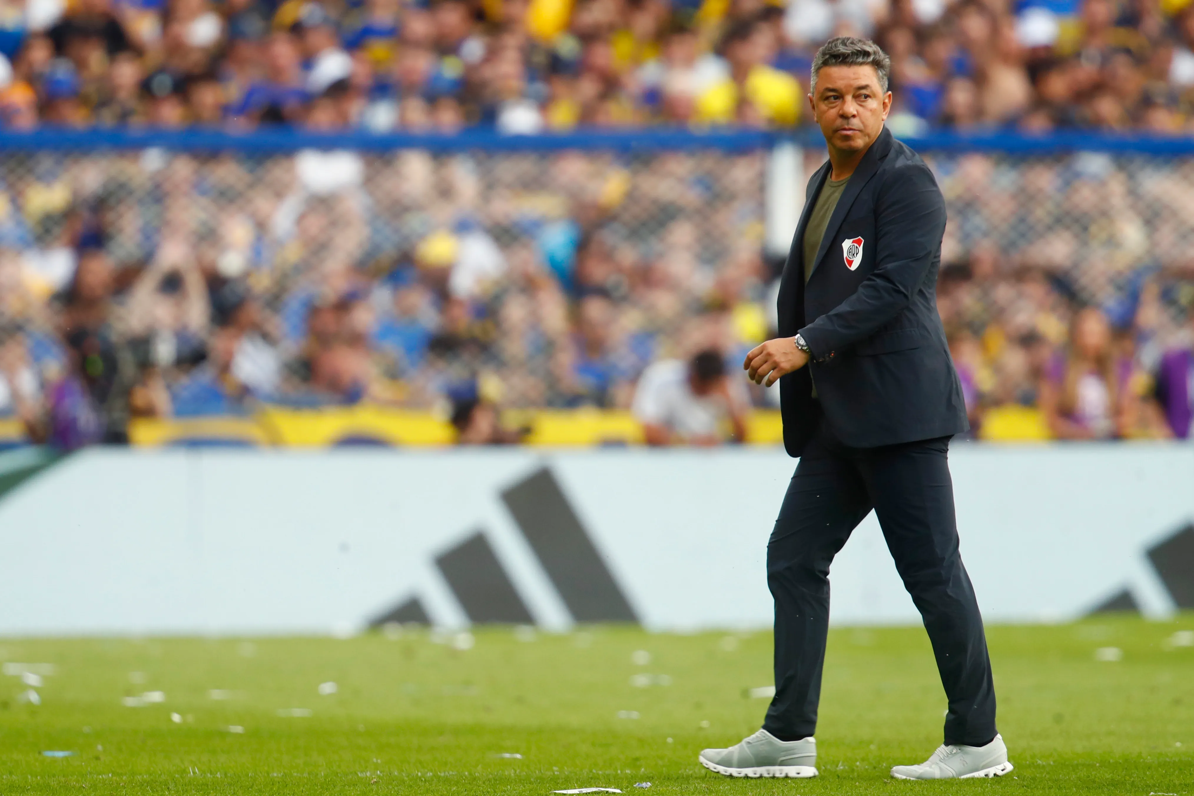 Gallardo tendrá que hacer cambios en defensa y en el mediocampo para el partido con Vélez. (Getty Images)