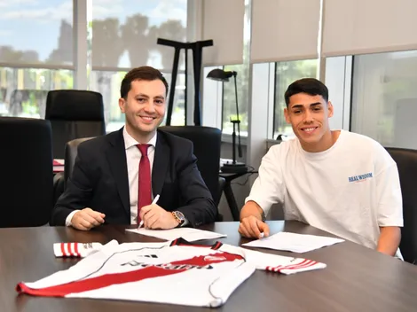 Lencina renovó su contrato en River: hasta cuándo es y su cláusula de rescisión