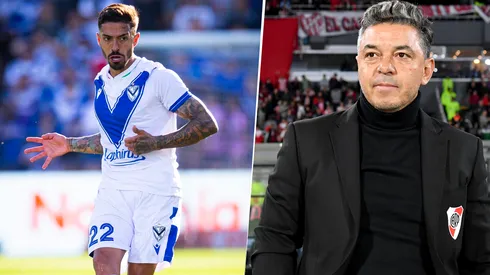 Lanzini jugó 35 partidos en River bajo la conducción de Gallardo.