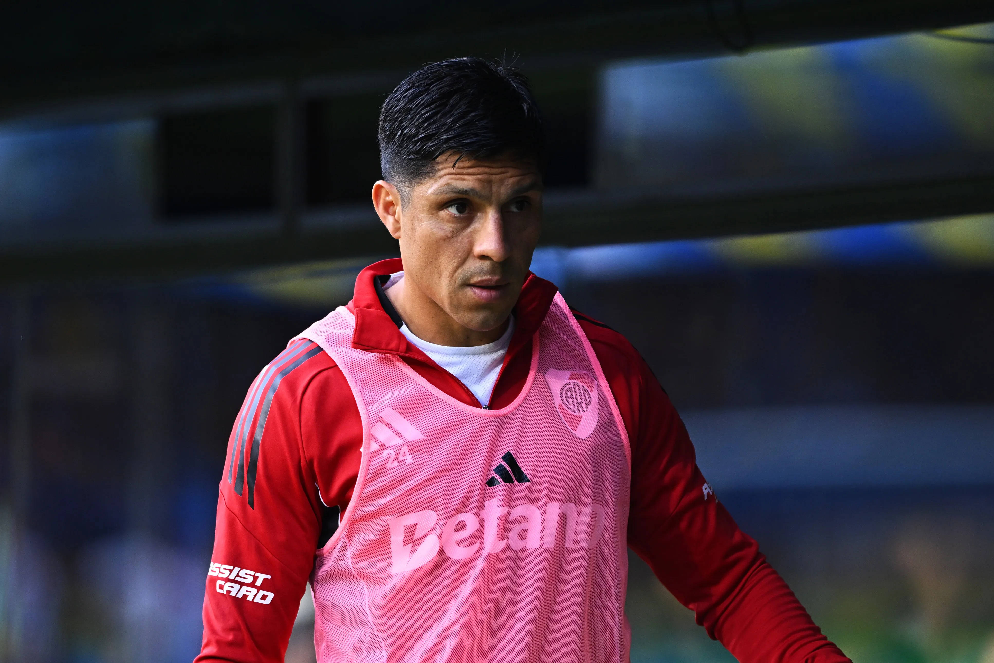 Enzo Pérez sería titular ante Vélez y volvería a jugar tras ocho partidos. (Getty Images)