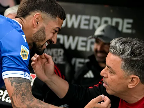 No se vio: así fue el reencuentro de Lanzini con Gallardo en Vélez vs. River