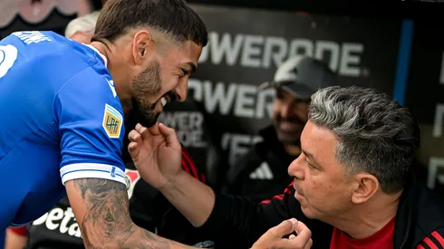 Lanzini y Gallardo volvieron a encontrarse.