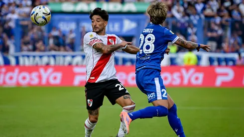 Qué dijo Casco tras empatar con Vélez.