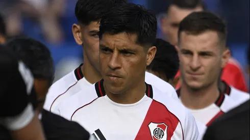 Enzo Pérez sacó la cara por el equipo dentro y fuera del campo de juego