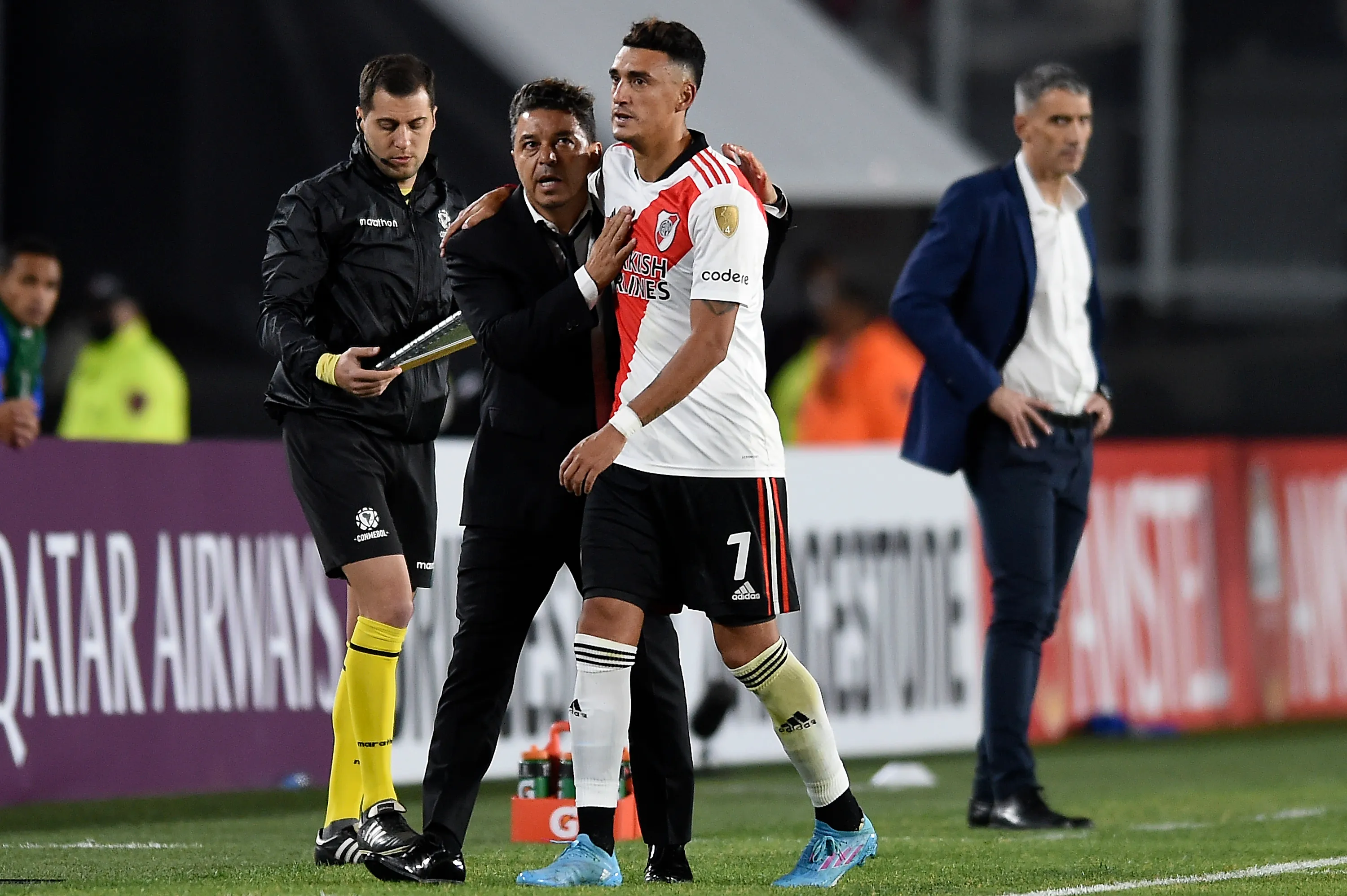 Matías Suárez no dudó en apoyar a Gallardo por el momento que atraviesa River. (Getty Images)