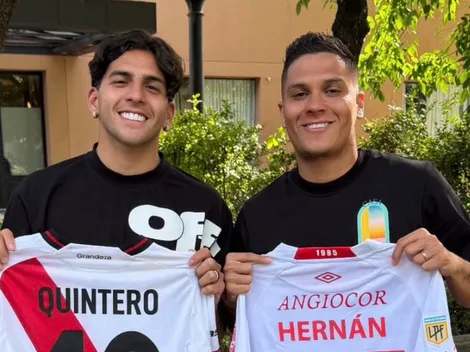 "Te quiero mucho": el reencuentro especial entre Juanfer Quintero y López Muñoz