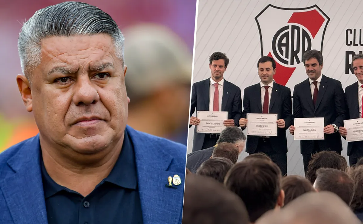 Claudio Tapia (izquierda) encabezó la reunión de AFA en la cual Rosario Central se consagró campeón.