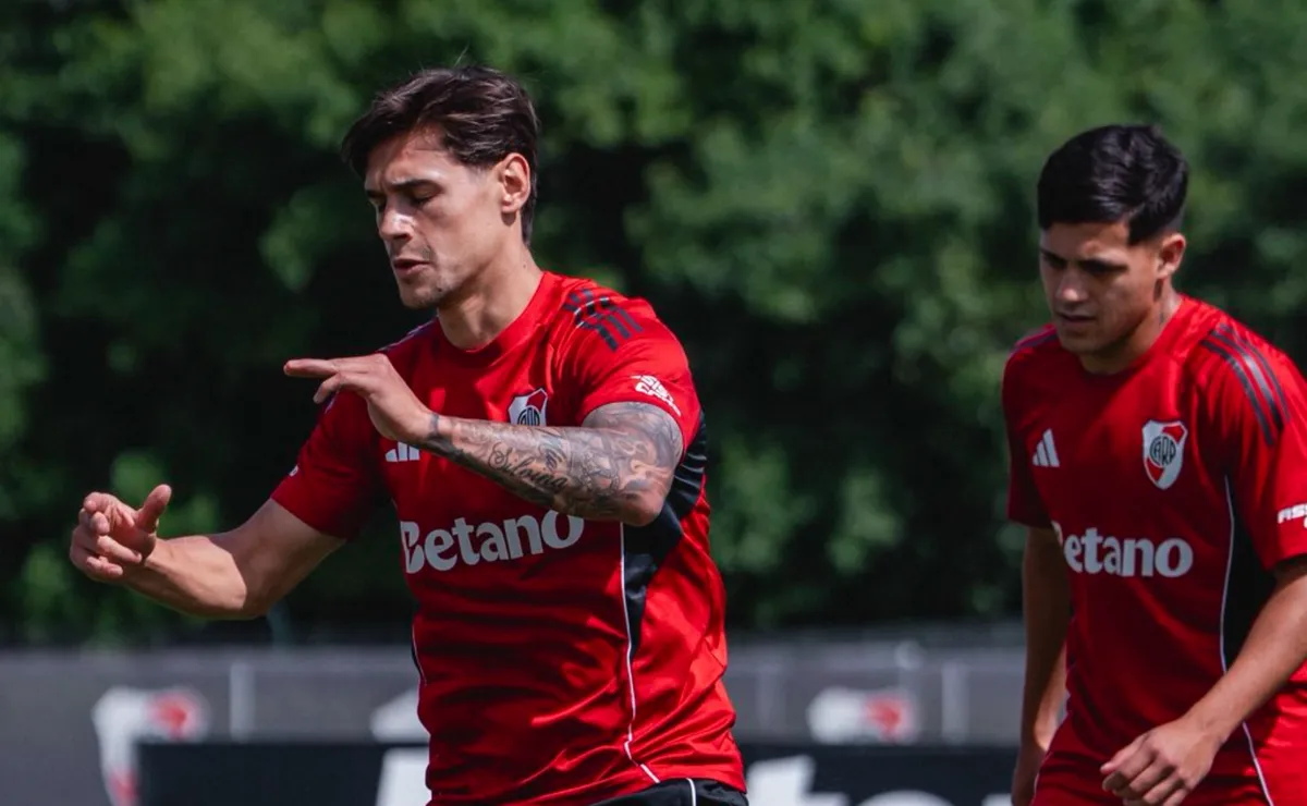 River se prepara para jugar frente a Racing.