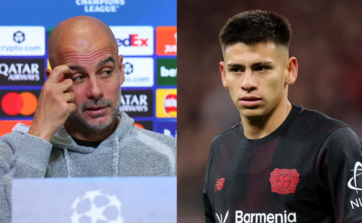 Guardiola fue contundente al hablar de Echeverri.