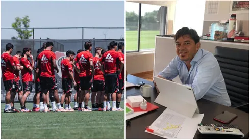 "El Confesionario": así le llaman a la temible oficina de Marcelo Gallardo en River Camp.