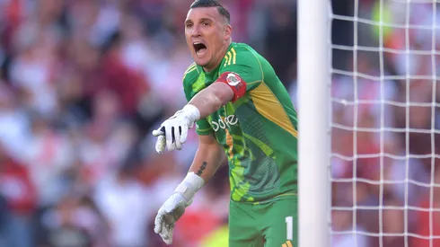 Franco Armani, cada vez más cerca del alta médica.