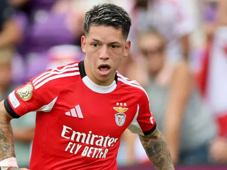 En medio del interés de River, Prestianni la rompió en Benfica y marcó un gol