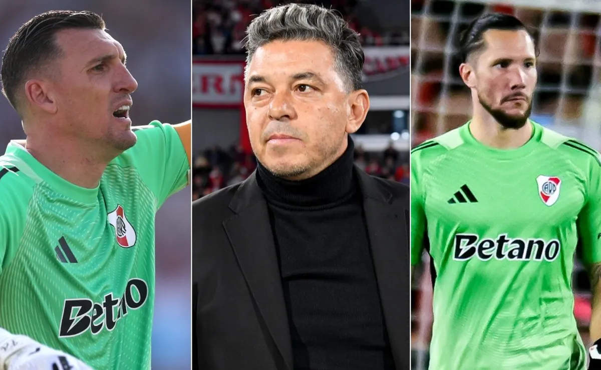 El DT de River deberá definir a su arquero de cara al 2026